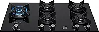 FISCHER COOKTOP GÁS 5 BOCAS TC INFINITY DUO BLAZE MESA VIDRO BLACK BIVOLT 31800-82260