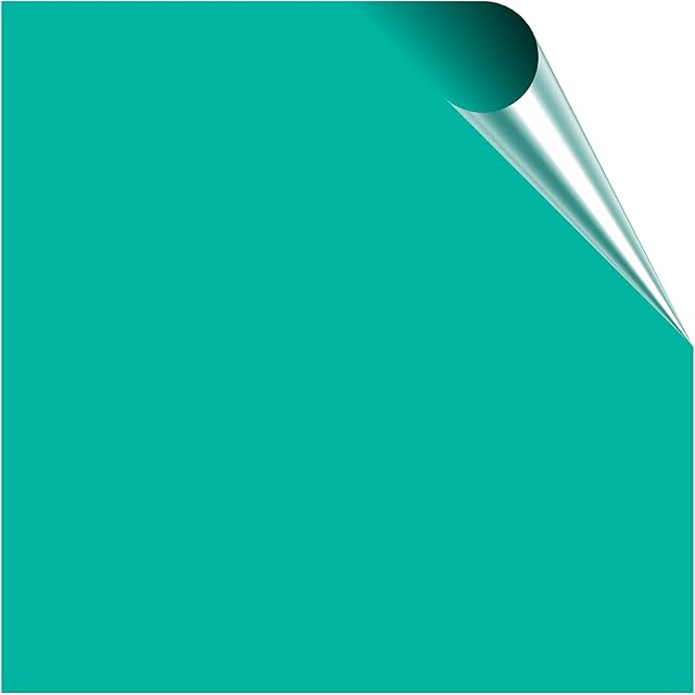 Bolsover Designs 25 x Aqua Green Gloss Tile Stickers For 15cm x 15cm / 6 Inch Kitchen/Bathroom