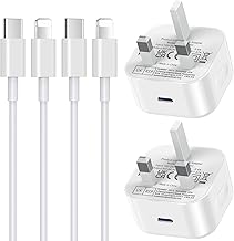 iPhone Charger Fast Charge,2 Pack i Phone Fast Charger Cable and Plug 20W Quick Charge for Apple 14 13 12 11 Pro Max XS Max XS XR X SE 8 Plus,New Rapid USB C to Lightning Charging Lead and Phone Plug