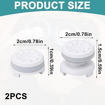 Performance Thumbstick Caps For Ps4/Ps5 Controller, Controller Grips For Ps5 Thumb Grips, Control Freaks Ps5, 3d Texture Silicone Joystick Grips For Enhanced Gaming Accuracy(High-Rise & Mid-Rise)