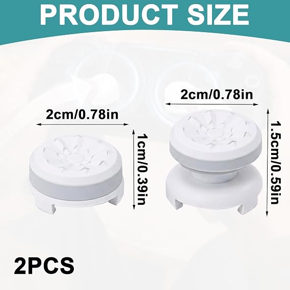 Performance Thumbstick Caps For Ps4/Ps5 Controller, Controller Grips For Ps5 Thumb Grips, Control Freaks Ps5, 3d Texture Silicone Joystick Grips For Enhanced Gaming Accuracy(High-Rise & Mid-Rise)