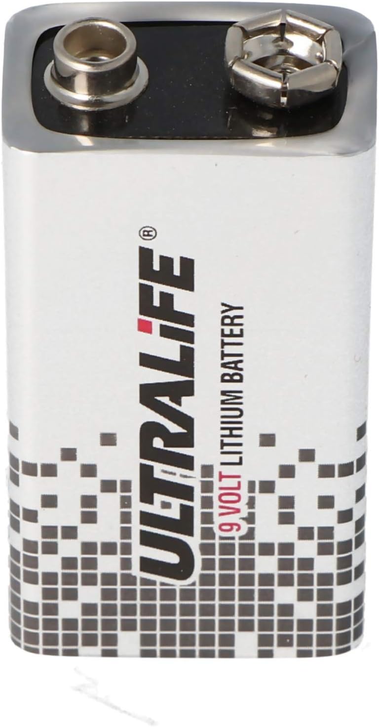 Ultralife Lithium battery 9 Volt, E-Block, U9VL, U9VL-J