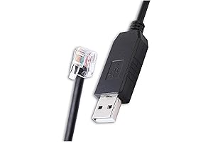 RJ12 to USB Adapter: Ren-gy R-ver Series Mppt Solar Charge Controller Serial Communication Debug Cable