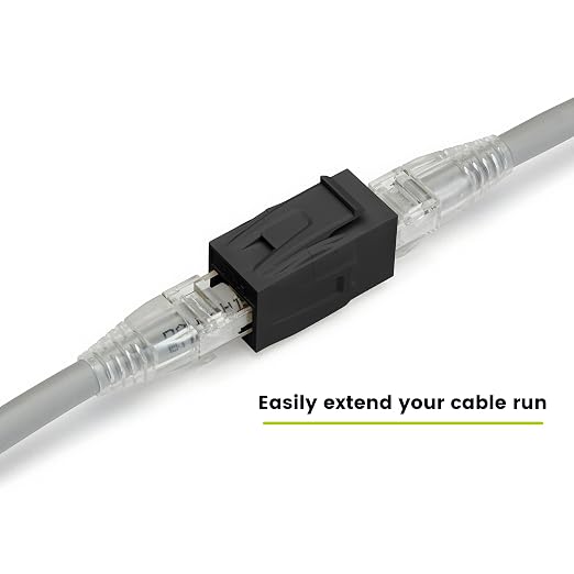 TRUE CABLE Keystone Jack Coupler Cat6A UTP 2 Piezas miniatura 4