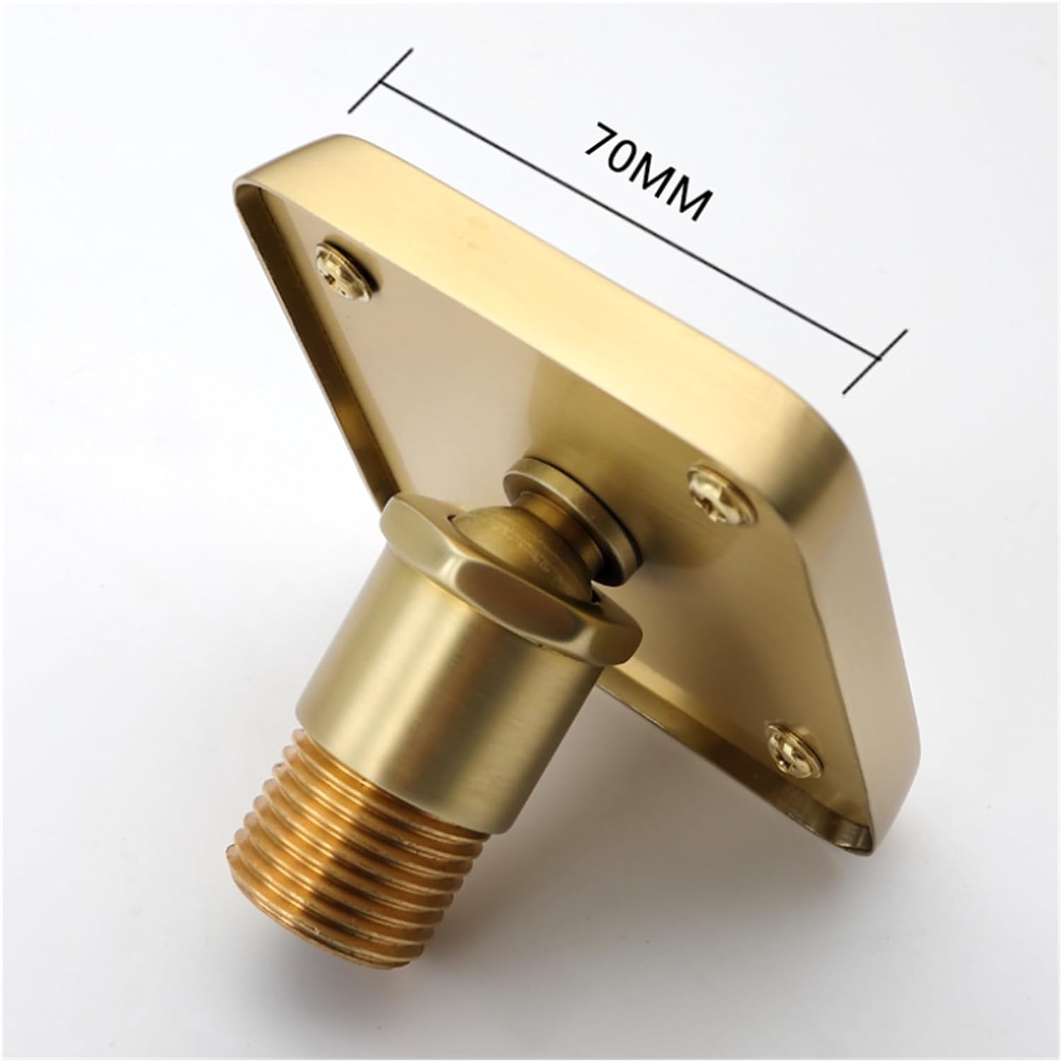 Shower Jet Sprayer High Pressure Massage Side Outlet 70cm Square Chrome/Black/Gold/Grey Color Shower System Adjustable(70 Gold,4 pcs)