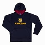 FC Barcelona Hoodie – Official Boy’s Casual Long Sleeve Sweatshirt Barca World Soccer Football Club Active Youth Top Pullover FCB46PH-N2 YL Blue