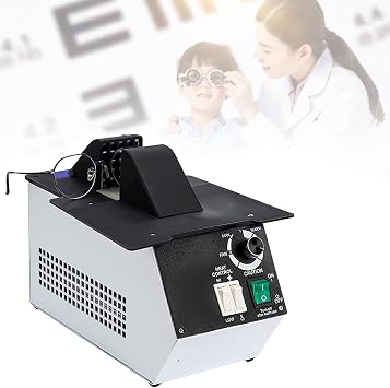 Eyeglasses Frame Heater, 1500W Optical Eyeglasses Frame Warmer, Hot and Cold Air Switching, 80C-130C Temperature Adjustable, Ceramic Heating, for Non-Metal Resin/Sheets/etc Spectacle Frames