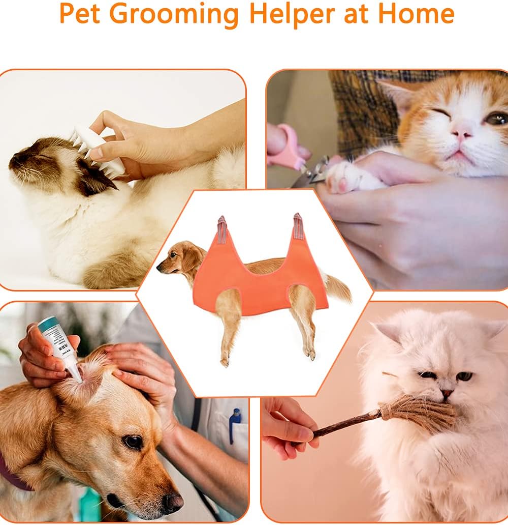 cat grooming sling