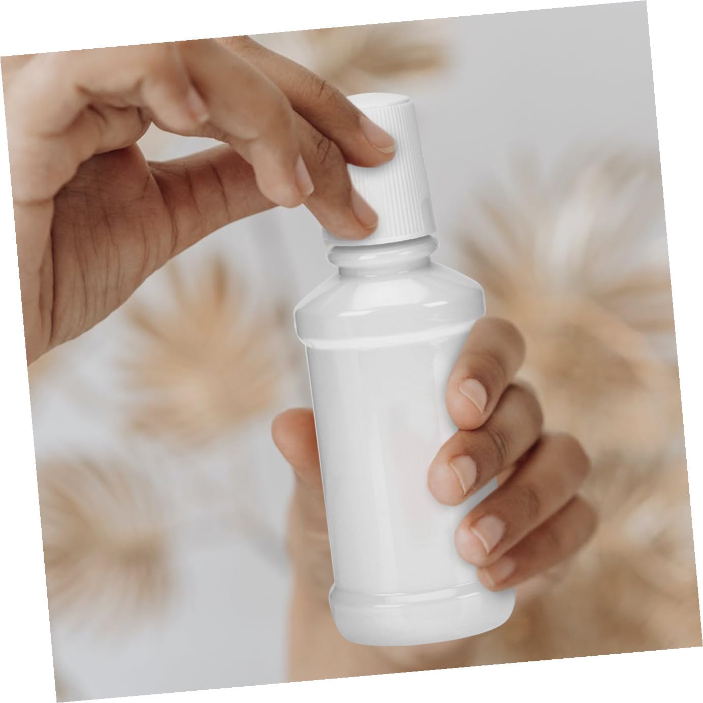 6pcs Portable Flat Mouthwash Dispenser Bottles Travel-friendly Oral Cleaning Liquid Containers for Hygiene Business Trips