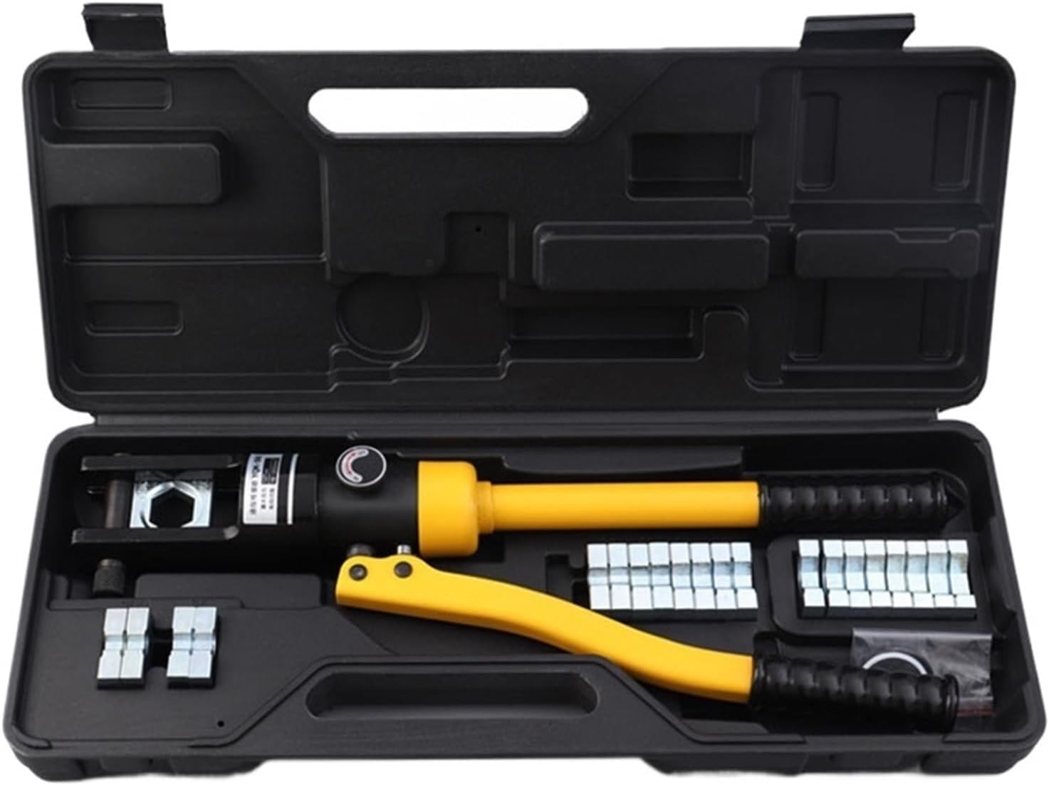 Hydraulic Tongs 16-300mm Hydraulic Crimper 12 Ton Hydraulic Wire Crimper YQK-300 Cable Lug Terminal Crimping Tool With 11 Dies Labor Saving Durable