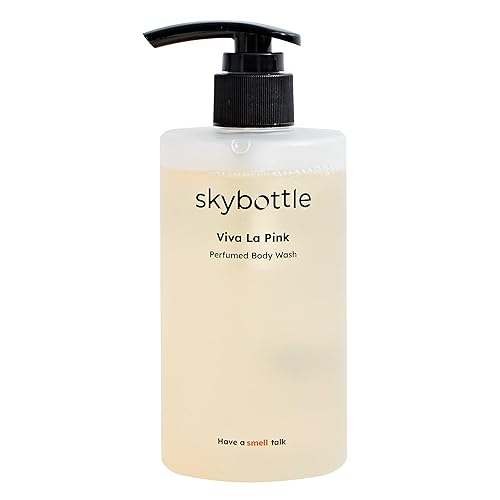 skybottle Gel de baño, refrescante y limpieza con AHA, humedad profunda para piel seca, perfumado con aroma a fruta cítrica de pomelo, 10.1 onzas