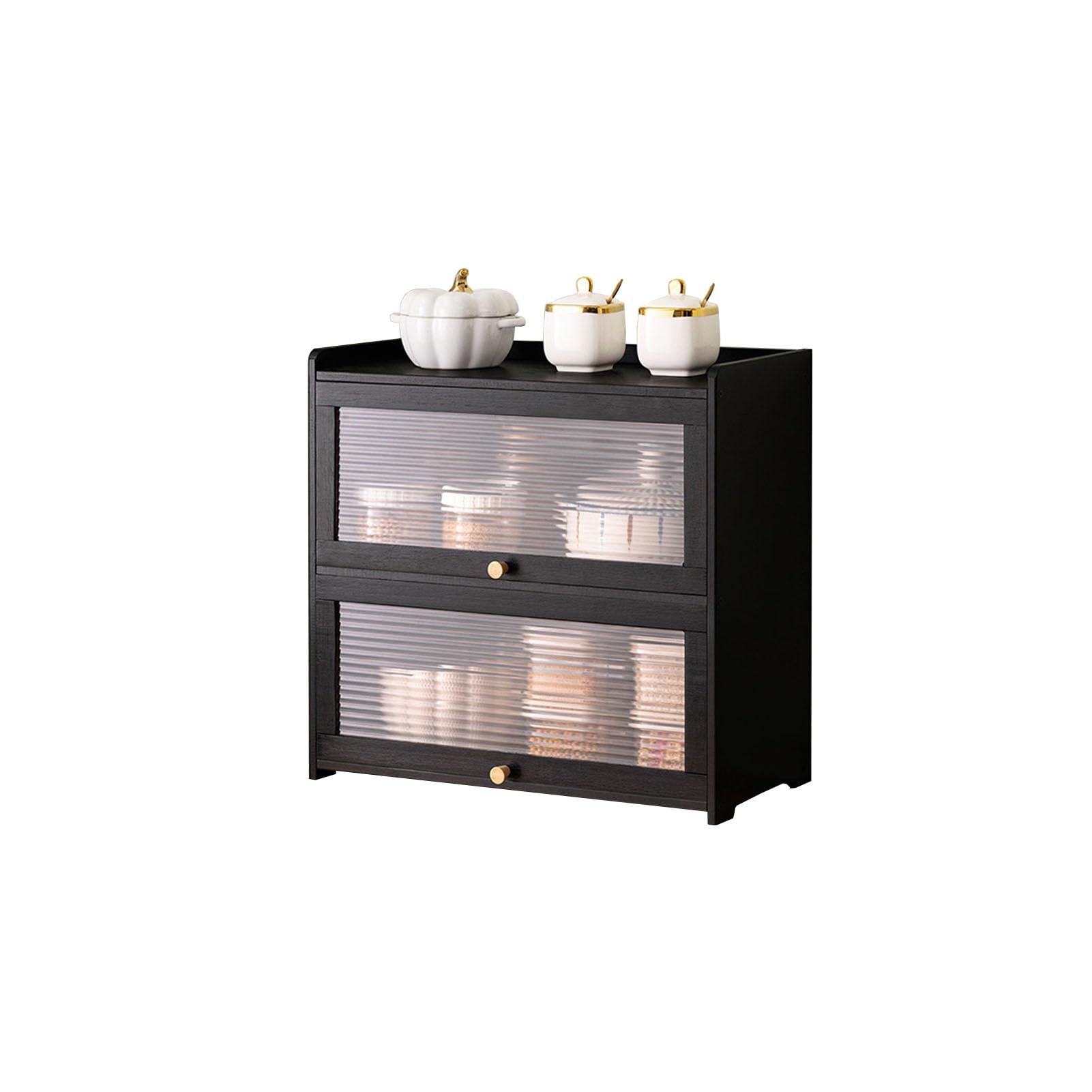 Armario de almacenamiento de madera para cocina organizador de escritorio con puerta