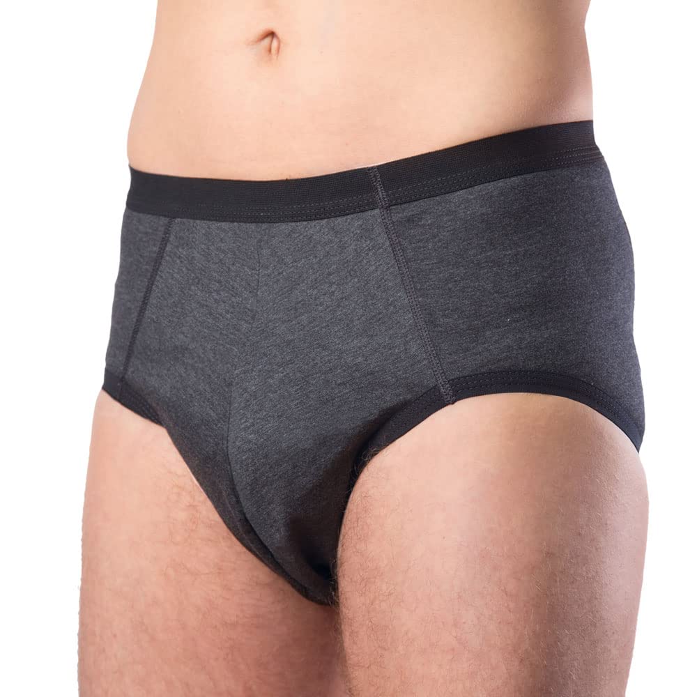 Suprima Herren Slip body guard 5 bei mittlerer Blasenschwäche 6 anthrazit