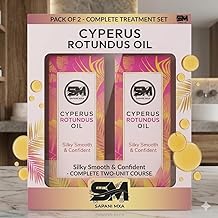 Cyperus Rotundus Natural Body Hair Reduction Oil, Slows Regrowth, Moisturising, Suitable for All Skin Types, 30ml (2, 60, millilitre)