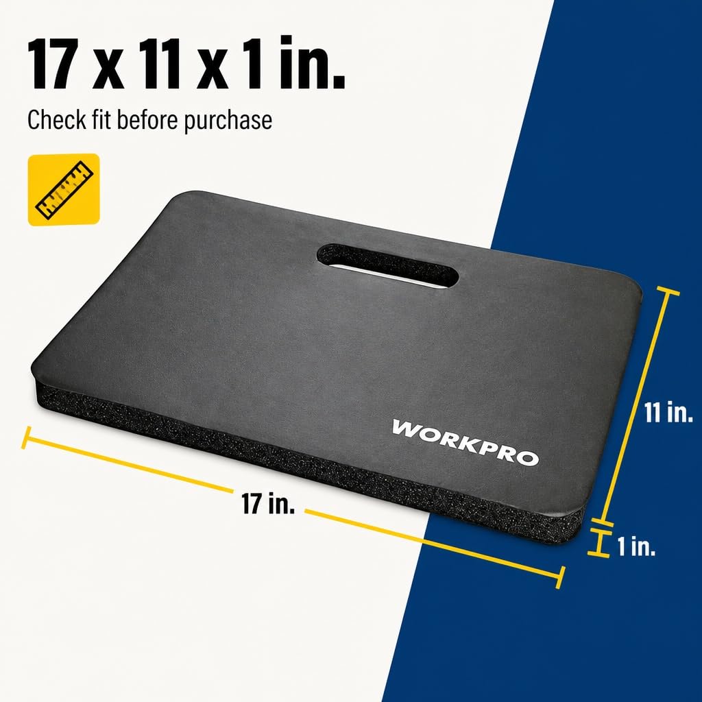 WORKPRO W133358 Kneeling Foam Pad 17 In. x 11 In. x 1 In. (Single Pack)
