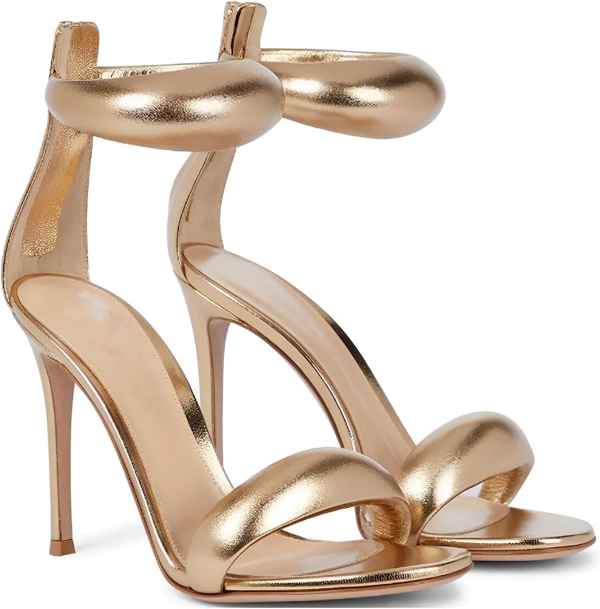 Surwin Heels, Portable Summer Heeled Sandals with Zipper, Comfortable Womens Shoes, Open Toe High Heels, Ladies Heeled Sandals for Women Dressy Prom Wedding Party Evening