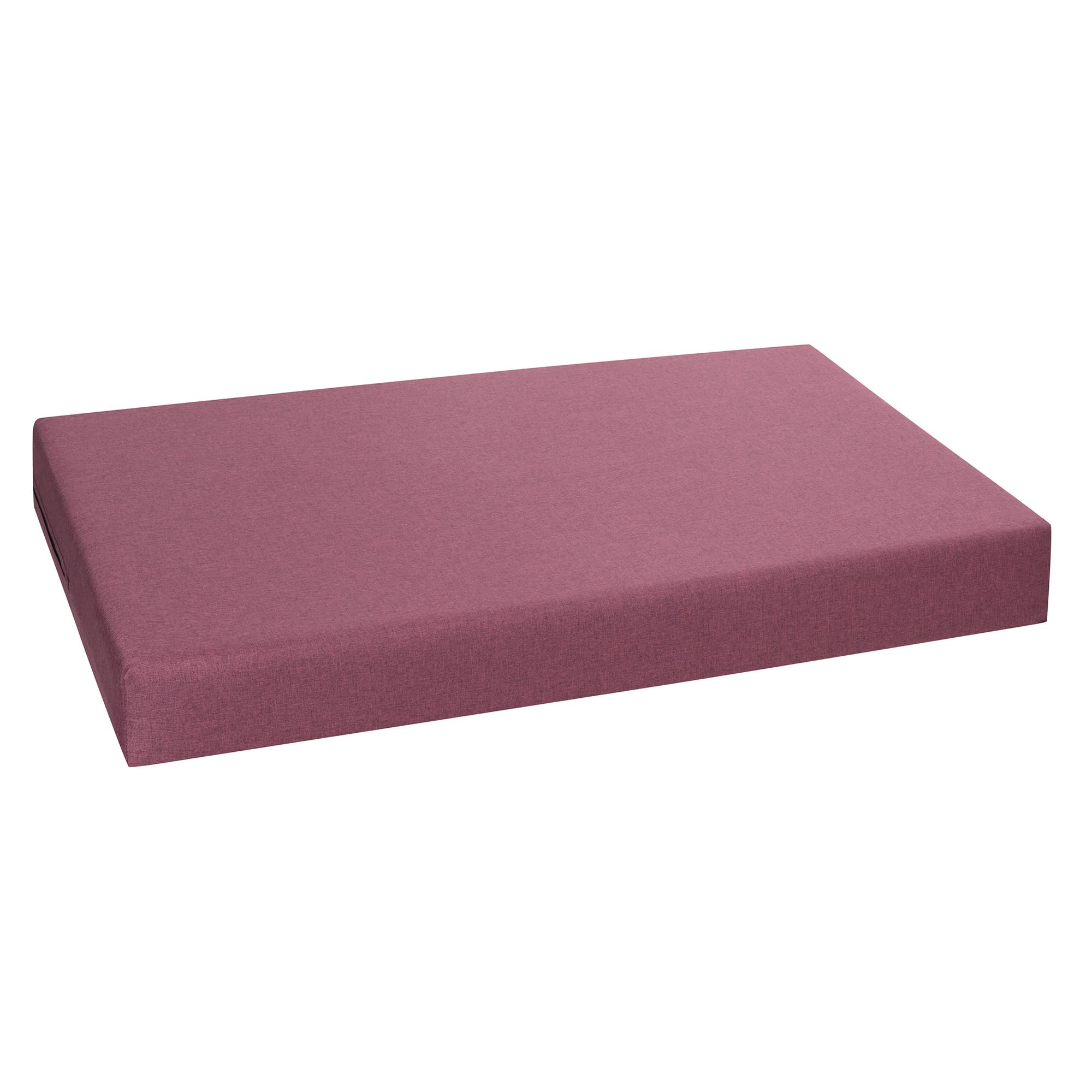 Cuscino per pallet 120 x 80 cm, per pallet europei, con schiuma poliuretanica granulata, trapuntato, per giardino, terrazza