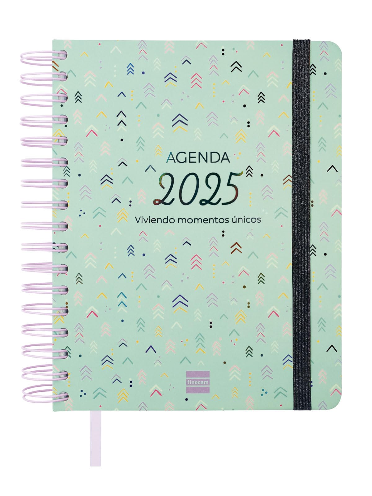 Finocam - Agenda Vitae 16 Meses 2024 2025 Semana Vista Horizontal Septiembre 2024 - Diciembre 2025 (16 meses) Verde Español