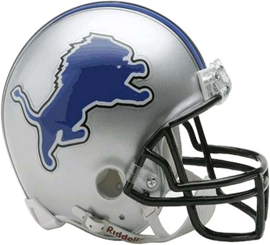 Riddell NFL Detroit Lions Replica Mini Football Helmet, Football