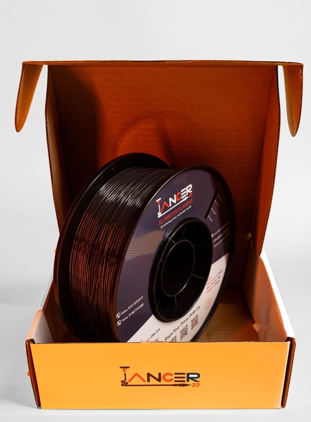 Lancer3D PLAF Filament (black) Buy Online at Best Price in Egypt