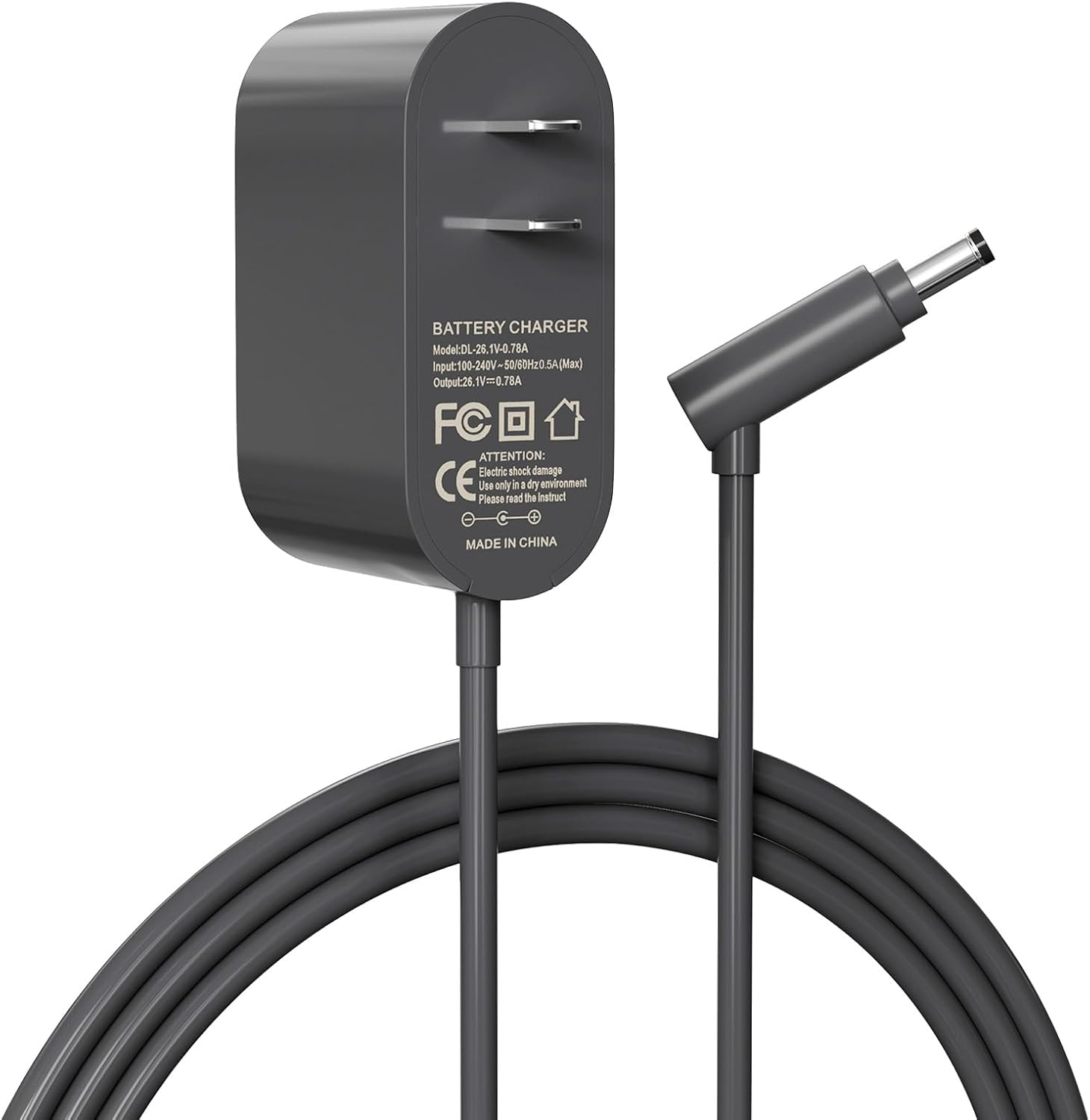 26.1V Cordless Vacuum Cleaner Charger Compatible with Dyson V8 V7 V6 SV04 SV03 SV05 SV06 SV07 SV09 SV10 SV11 DC59 DC58 DC61 Animal Motorhead Absolute Replacement Power Cord 967813-02 205720-02 Adapter