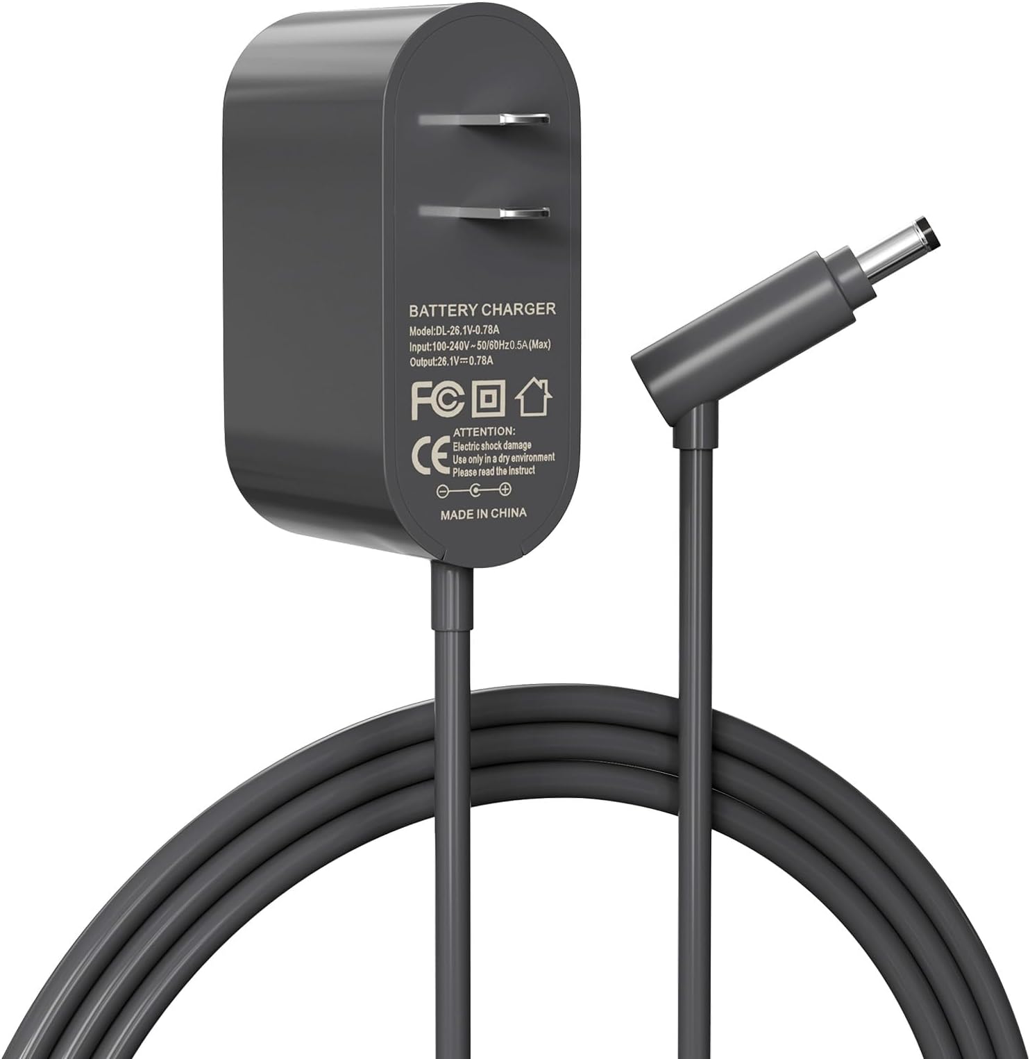 26.1V Cordless Vacuum Cleaner Charger Compatible with Dyson V8 V7 V6 SV04 SV03 SV05 SV06 SV07 SV09 SV10 SV11 DC59 DC58 DC61 Animal Motorhead Absolute Replacement Power Cord 967813-02 205720-02 Adapter