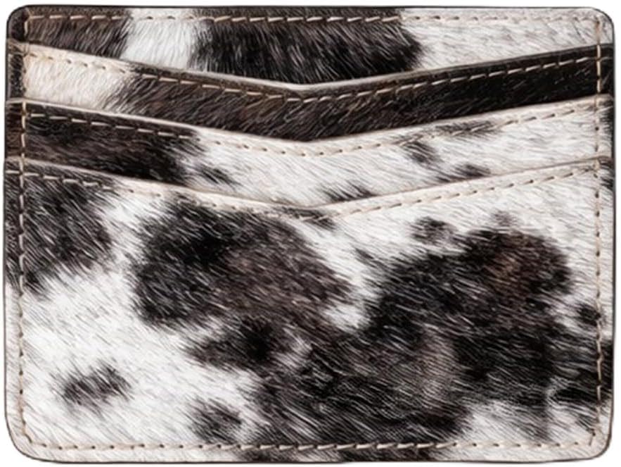 Merbaa Cowhide Hair on Card Holder Western Cowboy Cowgirl Fashion Vibes Card Holder (Tan, Pack of 20 Pcs)