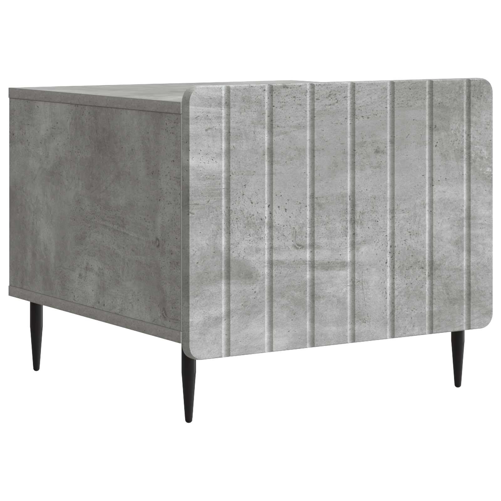 Espace bureau chic sublimé par une table d'appoint gris béton