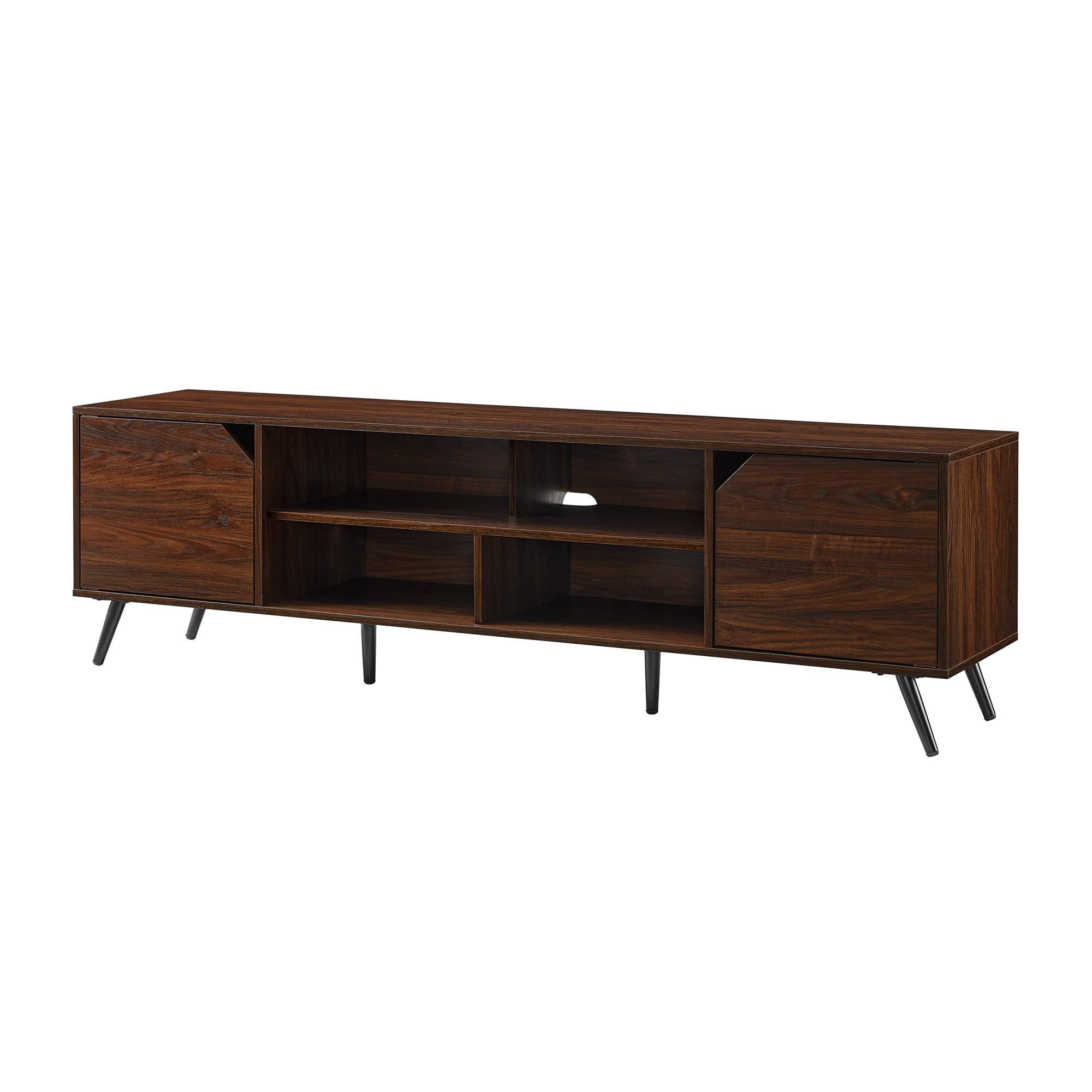 Amazon.com: Walker Edison Nora Modern Minimal Open-Shelf TV Stand