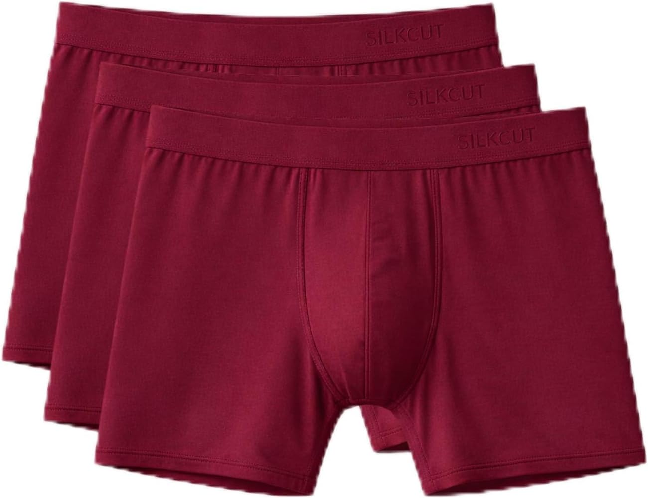 SilkCut Men’s Micro Modal Air Boxer Briefs – Premium Lightweight Stretch Underwear, Stay-Put Waistband, Soft - 3 Pack