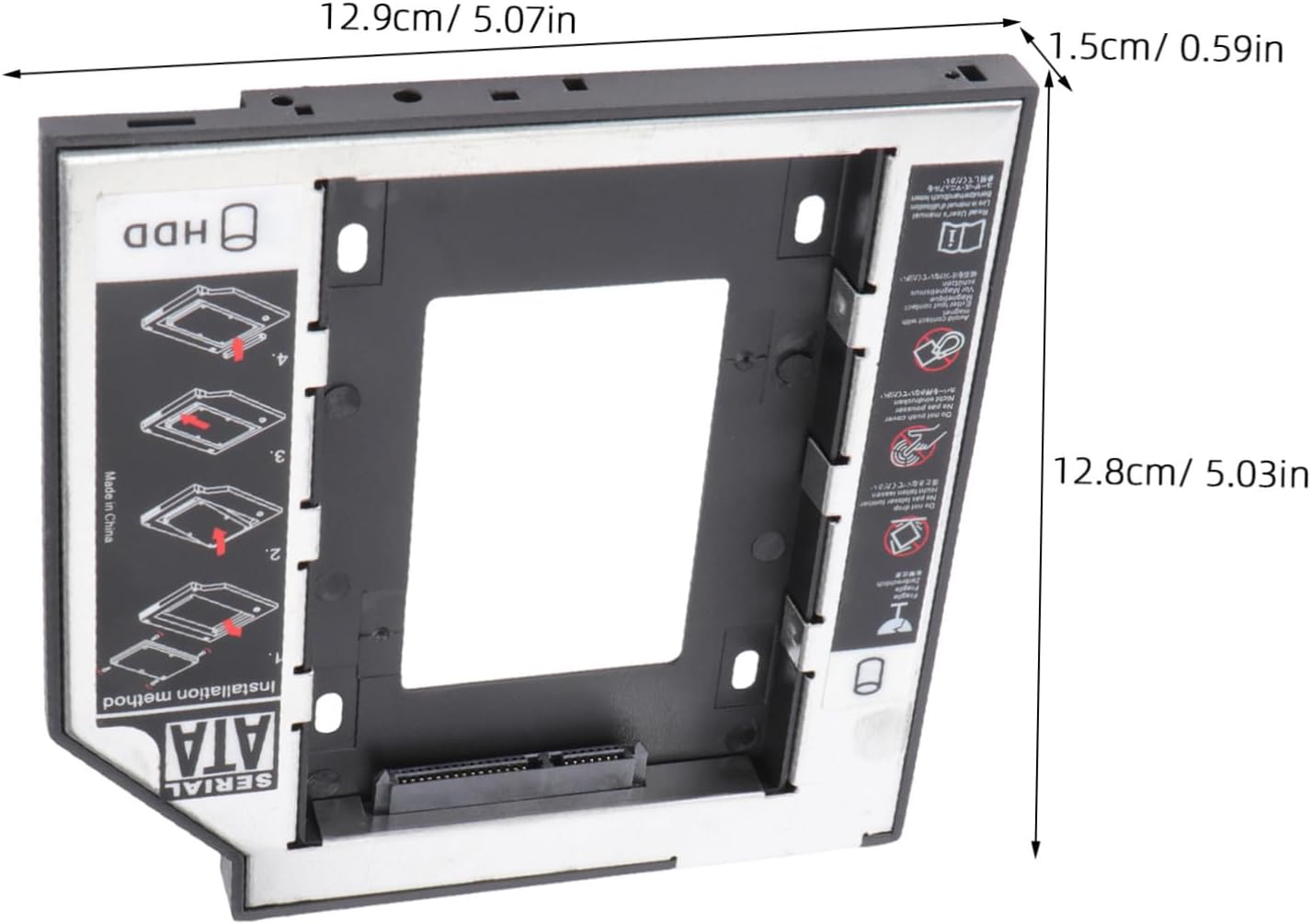 STOBOK Ssd Solid-State Drive Bracket Durable Hard Disk Drive Holder for Laptops All--one Computers Supports Iii up to
