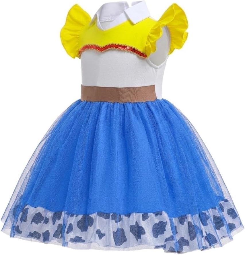 Dressy Daisy Princess Dress Up Clothes Halloween Fancy Party Tulle Skirt Summer Outfit for Baby & Toddler Girls