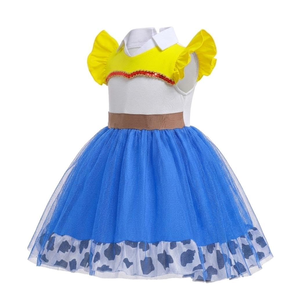 Lito Angels Jessie Kostüm Kleid Verkleidung mit Haarreifen für Baby Kinder Mädchen Größe 6 Monate bis 5 Jahre
