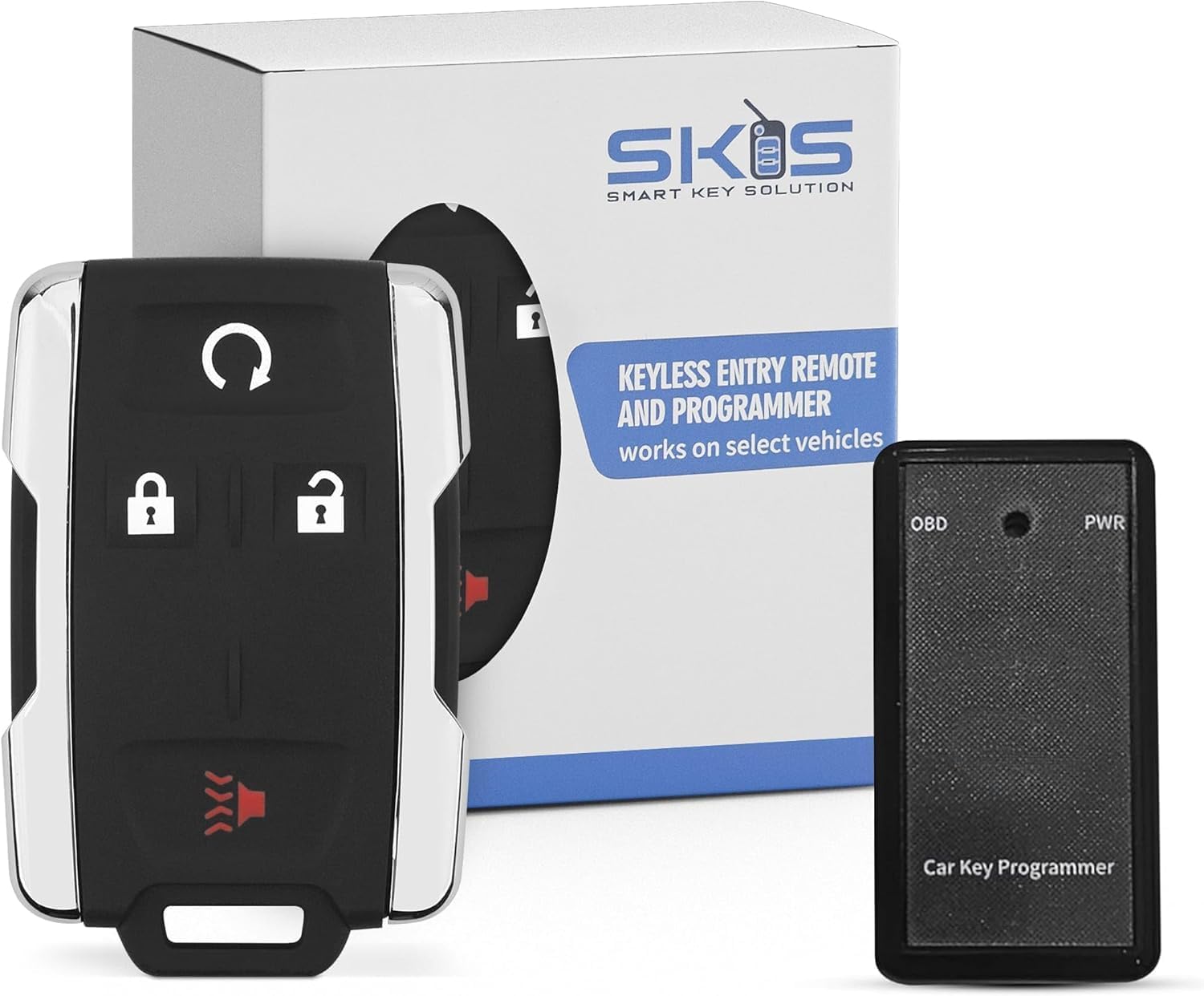 Key Fob Replacement Simple Key Kit for GMC Sierra Chevy Silverado 1500 2500 3500 2014 2015 2016 2017 2018 GMC Canyon Chevy Colorado 2015-2020 M3N32337100