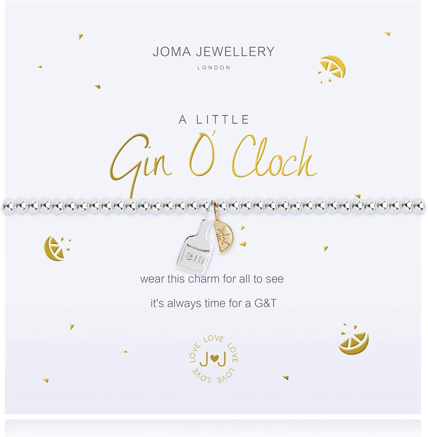 Joma Jewellery a Little Gin O'Clock Bracelet