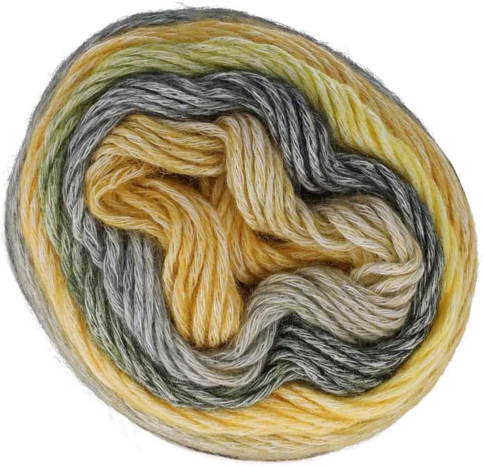 Scheepjes Stone Washed Flow 65 g, Color 16 Haze, Cotton/Acrylic Blend Yarn for Crochet and Knitting