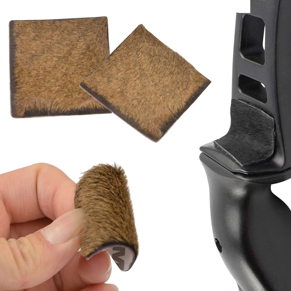 3 Pezzi Riposo Freccia In Pelliccia Per Arco Tradizionale E Curvo - Adesivo 5x5cm
