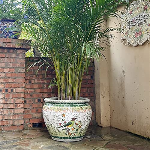 Pot de fleurs vintage oiseau en céramique pour poétiser votre décoration de jardin
