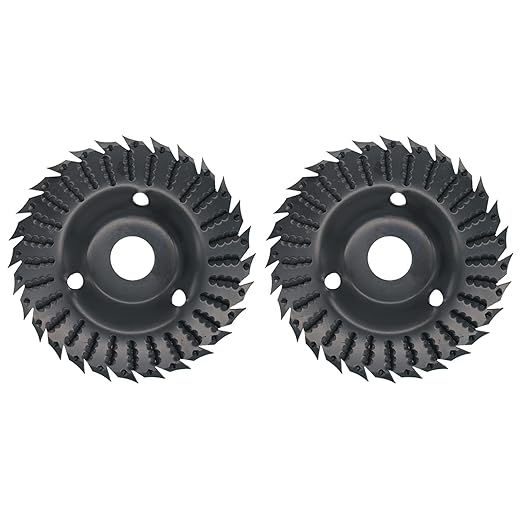 Decdeal 2pcs Angle Grinder Grinding Disc 28 Teeth Wood Grinding Wheel