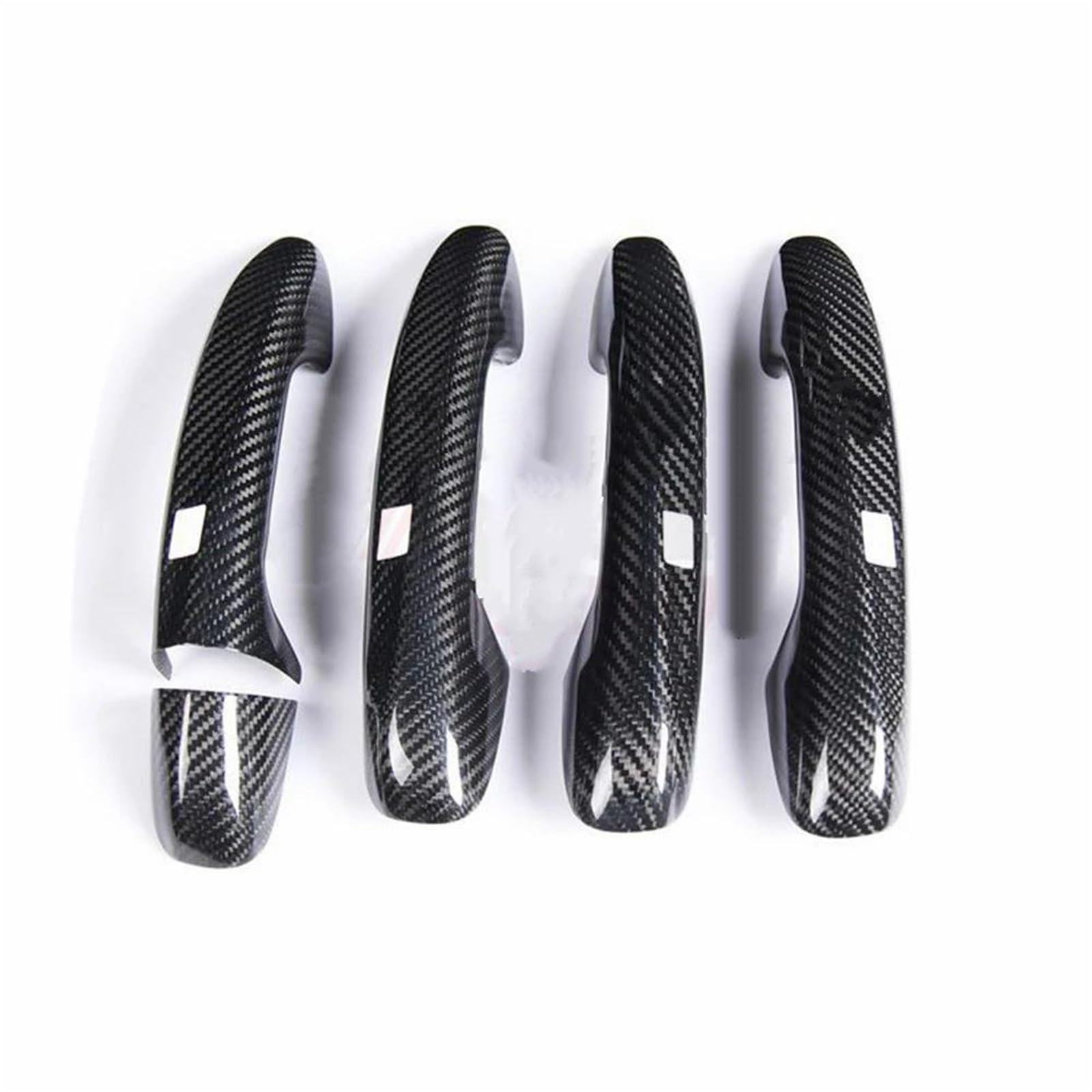 Csspdm 4Dr With Smart Rhd Car Inner Real Carbon Fiber Door Handle Cover Trim For Benz C E S Glc Gle Class W205 W213 X253 W222 C292 W167 W177(4Dr With Smart)