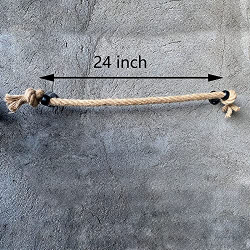 24 Inch Nautical Towel Bar For Bathroom Wall Mounted Nautical Bathroom Accessories Beach Farmhouse Towel Racks For Bathroom Decor #TOP1