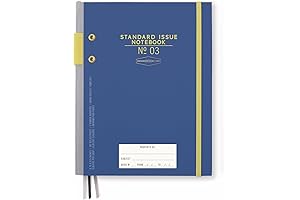 Standard Issue Cobalt and Citron Planner Notebook No. 3