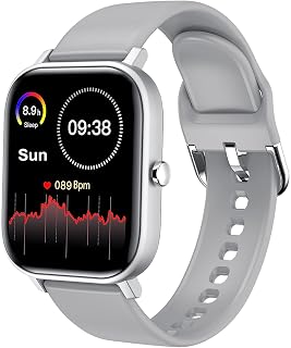 NOETS Watch with Body Temperature Measurement, Heart Rate Monitor, Sleep Tracking, Spo2,10 Sport Modes, IP68 Waterproof, Calorie, Counter, Android And Ios(Grey)