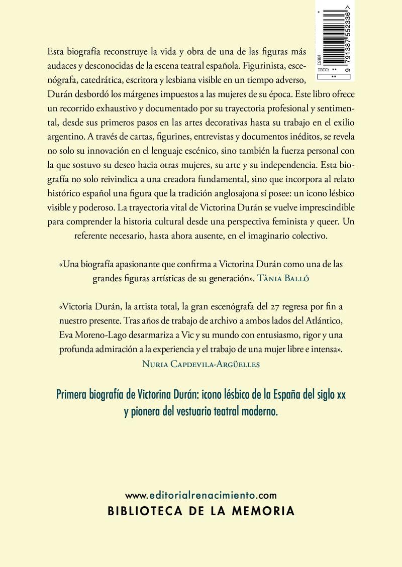 Victorina Durán, una vida llamada teatro: 18 (Biblioteca de la Memoria)