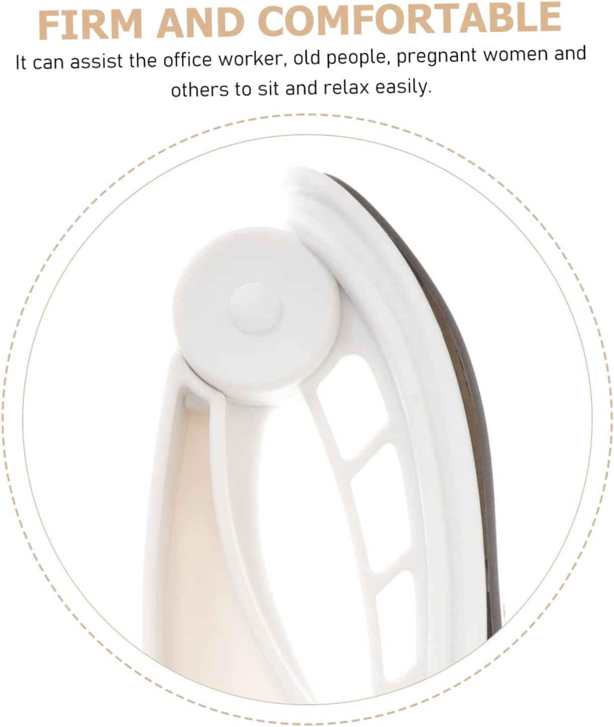 2pcs Sturdy Chair Armrests Ergonomic Replacement for Office Chairs Easy to Install Daily Use and Comfort