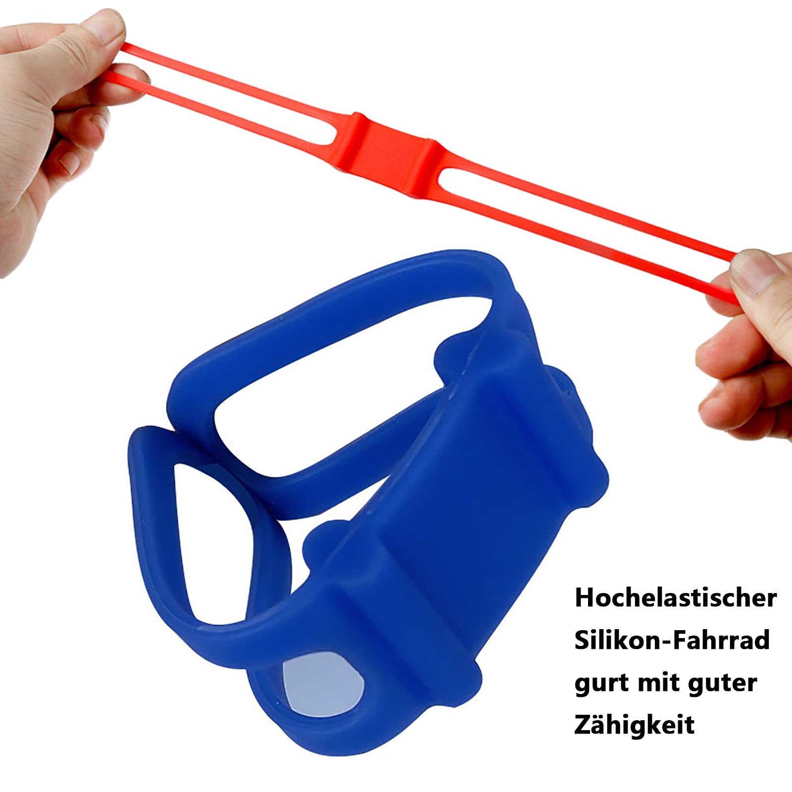 12 Pezzi Cinghie Silicone Per Bici - Anelli Elastici Per Luci, Telefono O Borracce - Foto 10