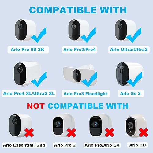 Miniatura 2 de DIANMU Cargador de panel solar para cámaras Arlo, compatible con Pro 4, Pro 3, Pro 5S 2K, Ultra, Ultra 2 Spotlight y proyector Pro3 con cable