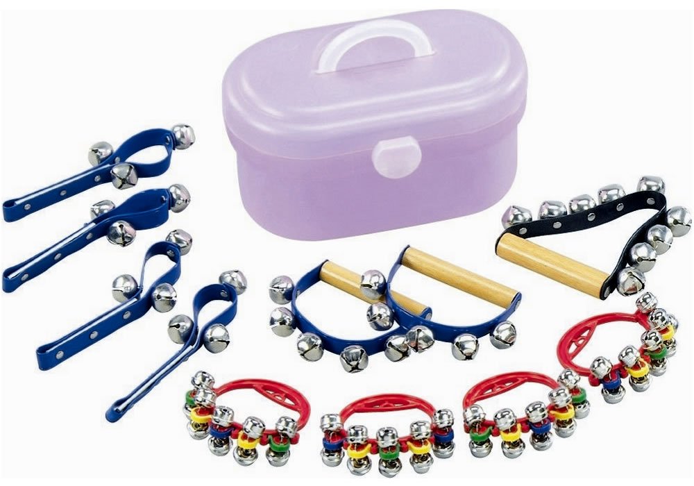 Set Percussioni 11 pezzi con case in PVC