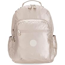 Kipling Women's Seoul Laptop Backpack / Rucksack Metallic Glow
