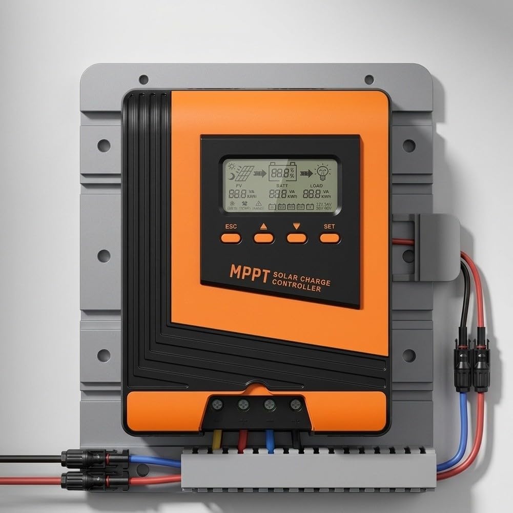 Régulateur solaire MPPT 40 A très efficace avec 99 % de suivi pour la